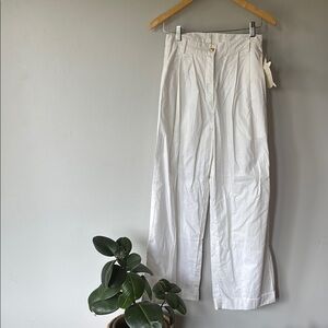 Vintage Nautical Sailor Pants NWT Size 11 (Fits S) 100% Cotton Flare High Rise